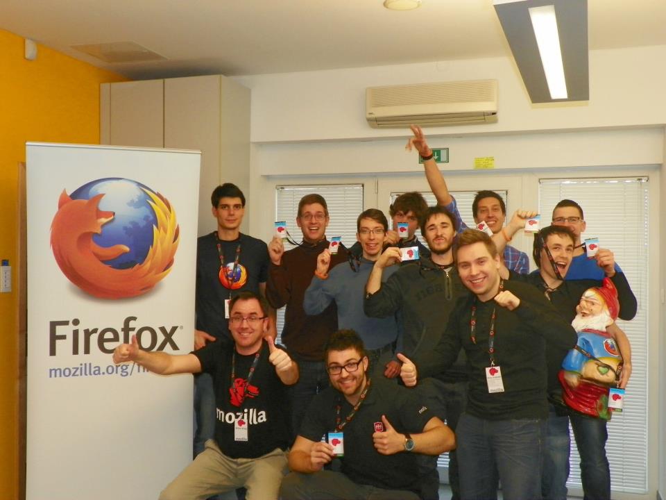 Del ekipe Mozilla Slovenija